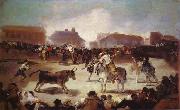 Francisco Jose de Goya A Village Bullfight Norge oil painting reproduction